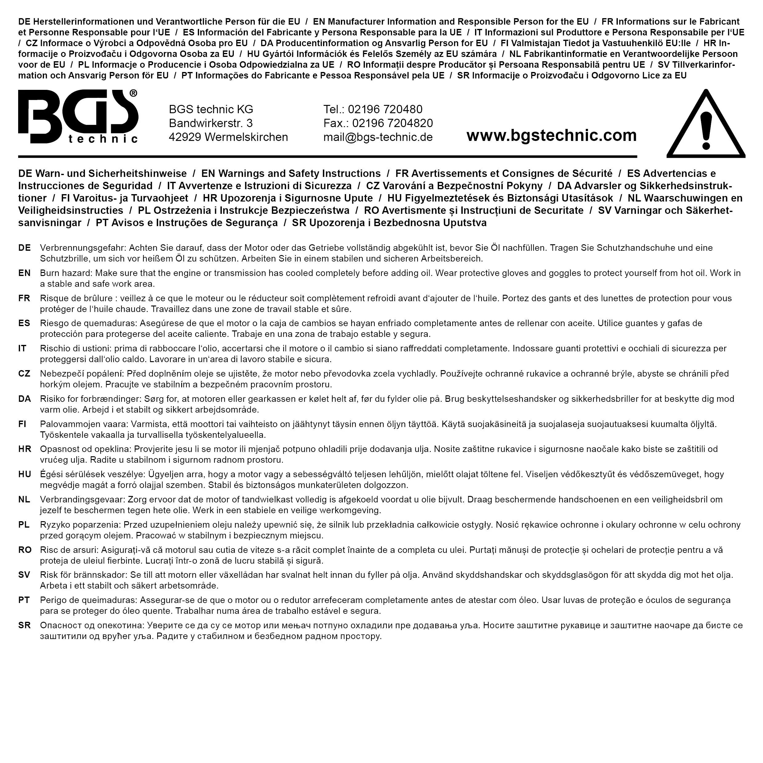 Getriebe-Befülladapter-Satz | 15-tlg.